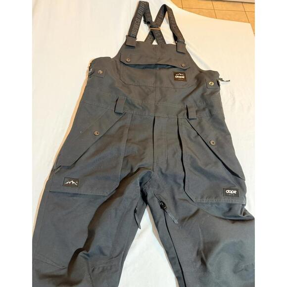 Dope Mens Notorious B.I.B Bib Snowboard Snow Pants Size Medium - Picture 2 of 15